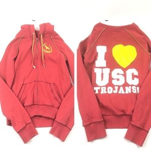 PINK VICTORIA’S SECRET I LOVE USC TROJANS JACKET